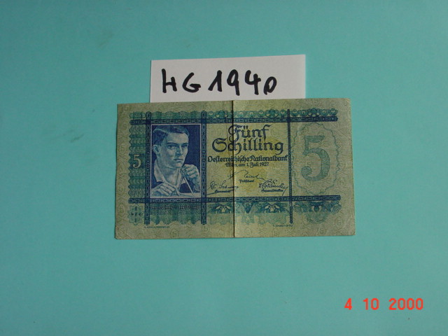 Banknote (5 Schilling)